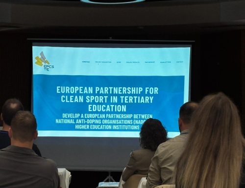Project EPCS-TE presented at the meeting of the Council of Europe’s Anti-Doping Convention Advisory Group on Education